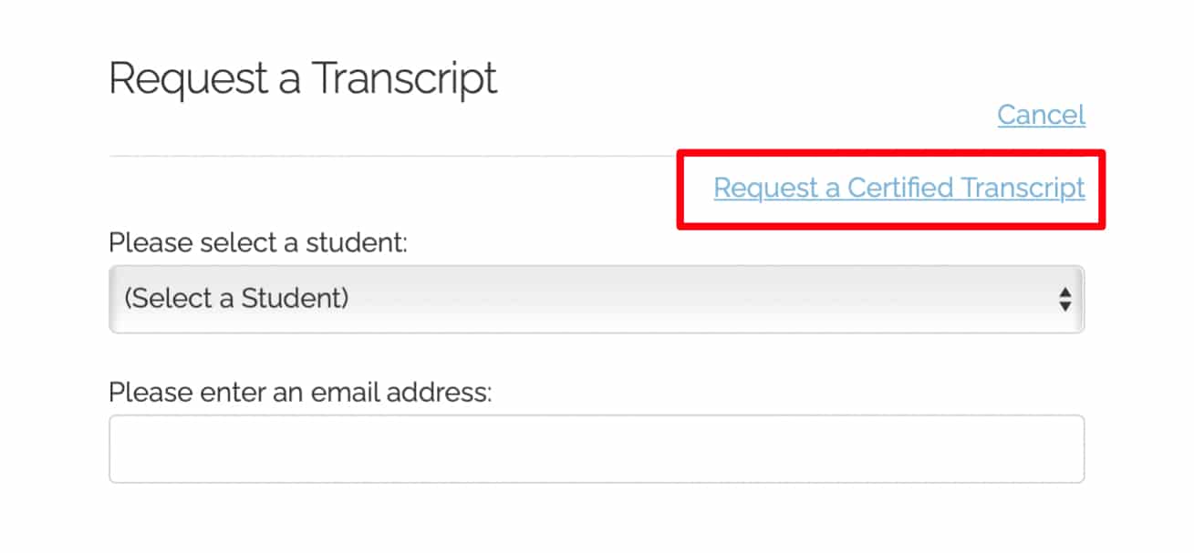 certified transcript1 Requesting a Certified Transcript