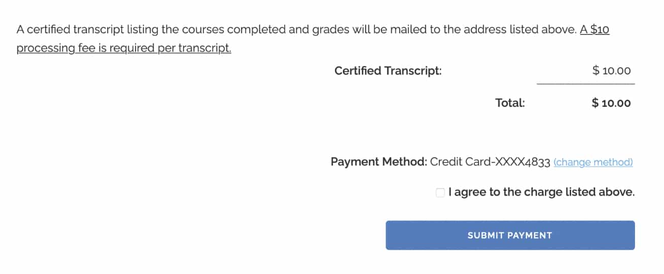 certified transcript3 Requesting a Certified Transcript